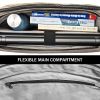 Canvas Messenger Bag for Men;  Laptop Case;  Satchel | Office Professionals;  Students;  Travel | Waxed Canvas;  Genuine Leather;  Smoked Metal Hardwa