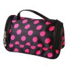 Travel Makeup Bag Portable Cosmetic Organizer with Cosmetic Mirror Waterproof Toiletry Wash Bag for Women