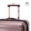 Hard Sided Fibertech 28" Checked Luggage, Rose Gold Luggage