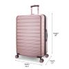 Hard Sided Fibertech 28" Checked Luggage, Rose Gold Luggage