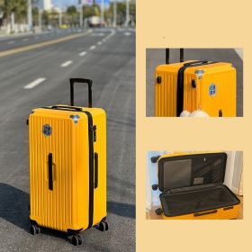 Large-capacity Trolley Case Shock-absorbing Brake Universal Wheel Password Suitcase (Option: Ginger-26inch)