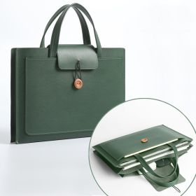 Suitable For Apple Notebook Laptop Bag Liner (Option: Dark green 4layers-13inches)