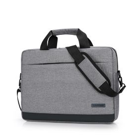 Computer Bag  Handbag Shoulder Bag Briefcase (Option: Grey-14 in)