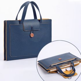 Suitable For Apple Notebook Laptop Bag Liner (Option: Dark blue 4layers-13inches)