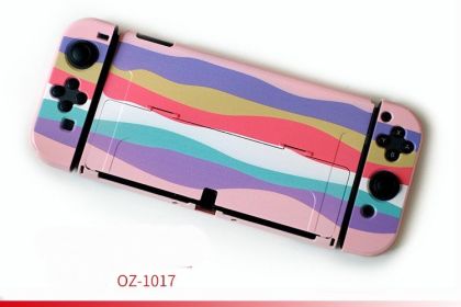 Nintendo Neutral Relief Protection Color Shell Pattern Cartoon Crystal Shell (Option: Rainbow pink17)