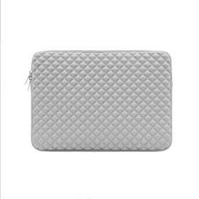 Fashion Business Diamond Pattern Laptop Liner Bag (Option: Grey-11 Inch)