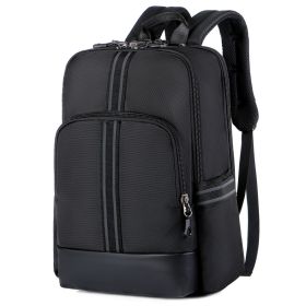 Business Simple Backpack Multifunctional Fashion Student (Option: Black-S)