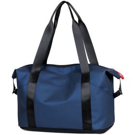 Dry Wet Separation Retractable Large Capacity Waterproof Handbag (Option: Dark Blue-26 Inches)